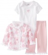 Little Me Baby-girls Newborn Butterflies Take Me Home Set, Pink, 6 Months