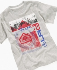 Point him in the right direction with this graphic t-shirt from LRG. Point him in the right direction with this graphic t-shirt from LRG.