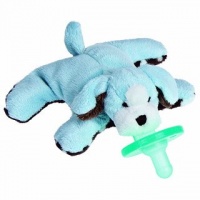 Mary Meyer Wubbanub Sweet Chocolate Plush Pacifier, Blue Puppy Mary Meyer Wubbanub Sweet Chocolate Plush Pacifier, Blue Puppy