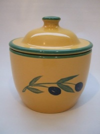 IMCG Garlic Storage Jar - Olive (yellow & green) IMCG Garlic Storage Jar - Olive (yellow & green)