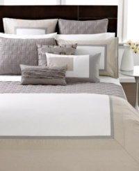 Unwind with bedding that looks modern, but feels like classic Hotel Collection. This 400-thread count pima cotton sham with wrinkle resistant finish provides 5-star elegance. Unwind with bedding that looks modern, but feels like classic Hotel Collection. This 400-thread count pima cotton sham with wrinkle resistant finish provides 5-star elegance.