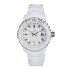 Toy Watch Women's PCLS02WH Quartz White Dial Plastic Watch