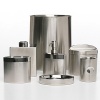 Stainless steel pump. Shiny and sleek, Executive bath accessories by Hudson Park are a bold statement for any bathroom.