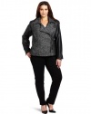 Calvin Klein Women's Plus-Size Moto Jacket