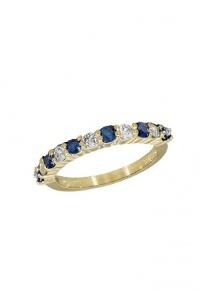 Effy Jewlery Gemma Diamond and Sapphire Ring in 14k Gold, 0.97 TCW Ring size 7 Effy Jewlery Gemma Diamond and Sapphire Ring in 14k Gold, 0.97 TCW Ring size 7