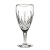 This newest group of stemware features the signature Lismore cuts on a graceful pulled stem with lovely open diamond , wedge cuts, and a platinum band on the rim.