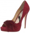 Badgley Mischka Women's Ginnie Peep-Toe Pump