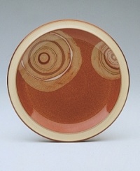 Add a whimsical accent to Denby's Fire dinnerware and dishes collection with the Chilli salad plate. The mod circle design is rendered in the same warm earth tones of green and terra cotta as the solid pieces to create a contrasting yet coordinated look. Add a whimsical accent to Denby's Fire dinnerware and dishes collection with the Chilli salad plate. The mod circle design is rendered in the same warm earth tones of green and terra cotta as the solid pieces to create a contrasting yet coordinated look.