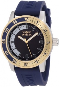 Invicta Men's 12847 Specialty Blue Dial Watch with Gold/Blue Bezel Invicta Men's 12847 Specialty Blue Dial Watch with Gold/Blue Bezel