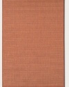 Couristan 1001/4000 Recife Saddle Stitch Terra Cotta/Natural Runner Rug, 2-Feet 3-Inch by 11-Feet 9-Inch
