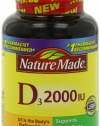 Nature Made Vitamin D3 2000 IU, Value Size, 220-Count