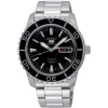 Seiko 5 Sports #SNZH55 Men's Stainless Steel Black Dial 100M Watch