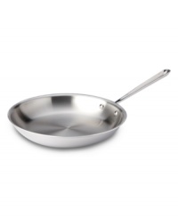 Superior performance starts with the aluminum core and stainless steel construction of this flawless fry pan, which heats up fast and evenly for professional meals that make memories. The magnetic exterior works on all induction and traditional cooktops and is mirror-polished with a magnetic finish. Lifetime warranty. Superior performance starts with the aluminum core and stainless steel construction of this flawless fry pan, which heats up fast and evenly for professional meals that make memories. The magnetic exterior works on all induction and traditional cooktops and is mirror-polished with a magnetic finish. Lifetime warranty.