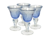 Artland Iris Wine, 8-Ounce, Light Blue, Set of 4 Artland Iris Wine, 8-Ounce, Light Blue, Set of 4