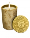 So in-demand is Bond No. 9 Perfume, our provocative East-West signature blend of oriental oud and beautifully balanced rose, along with edible almond and caramel now comes in a signature candle. Burn time is approximately 60 hours.