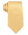 The strong silent type. This tie from Donald Trump is a minimalist with maximum impact.