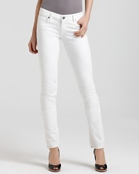 Paige Denim Jeans - Skyline Skinny Jeans in Optic White Paige Denim Jeans - Skyline Skinny Jeans in Optic White