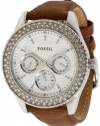 Fossil Women's ES2996 Stella Tan Leather Watch