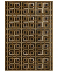 Lose yourself in the spellbinding look and unbelievably plush feel of Couristan's Pave Georgian rug. Woven of a luxe blend of viscose, silk and chenille for one-of-a-kind texture and high-low carved effect, the rug features a chic linked motif that adds high style to any room. Lose yourself in the spellbinding look and unbelievably plush feel of Couristan's Pave Georgian rug. Woven of a luxe blend of viscose, silk and chenille for one-of-a-kind texture and high-low carved effect, the rug features a chic linked motif that adds high style to any room.