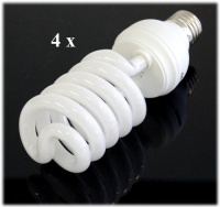 Cowboystudio Full Spectrum Light Bulb- Four 45W Photography Photo CFL 5500K - Daylight balanced pure white light Cowboystudio Full Spectrum Light Bulb- Four 45W Photography Photo CFL 5500K - Daylight balanced pure white light
