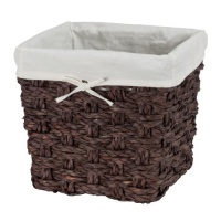 CreativeWare Chunky Weave 2-Ply Storage Crate, Brown CreativeWare Chunky Weave 2-Ply Storage Crate, Brown