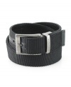 Go from casual to dressy in a snap with this reversible belt from Hugo Boss.