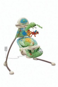 Fisher-Price Rainforest Open-Top Cradle Swing Fisher-Price Rainforest Open-Top Cradle Swing