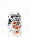 An enchanting Russian doll charm from Pandora with vibrant enamel detailing.