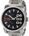 Diesel Watches Men's Stainless Steel Not-So-Basic Basic Analog Black Dial Watch