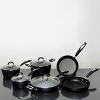 Designed for exceptionally fast and efficient cooking, this durable assortment of forged-aluminum pots and pans from Ballarini each features four layers of non-stick coating for a lifetime's worth of reliable performance. Patented stainless induction bases are suitable for all types of stoves, and ergonomically designed stay-cool handles makes them comfortable to use and easy to clean.