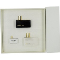 Prada L'Eau Ambree Set (Eau De Parfum Spray and Body Lotion and Eau De Parfum)