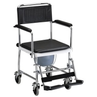 NOVA 8805 Drop Arm Shower Transport Chair Commode