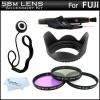 58mm Filter Kit For Fuji FujiFilm Finepix HS20 EXR, HS30EXR, HS30 EXR, HS25EXR, HS25 EXR, Fuji Fujifilm X-E1 HS50EXR Digital Camera Includes Multi-Coated 3 PC Filter Kit (UV, CPL, FLD) + LensPen Cleaning Kit + Lens Cap Keeper + Microfiber Cleaning Cloth