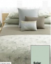 Calvin Klein Home Mercury Flower Double Row Cord Queen Fitted Sheet - Solar
