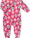 Carter's Girls Fleece Footed Blanket Sleeper Pajamas - Panda and Cupcakes