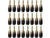 Sewell Direct SW-29863-12 Deadbolt Banana Plugs, 12-Pair