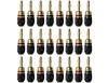 Sewell Direct SW-29863-12 Deadbolt Banana Plugs, 12-Pair