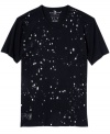 Connect the dots. Cool casual style is easy with this t-shirt from Marc Ecko Cut & Sew.