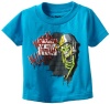 Metal Mulisha Boys 2-7 Toddlers Eyegore Spray Tee, Turquoise, 2T