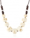 Kenneth Cole New York Urban Naturals Ivory Geometric Bead Necklace, 20