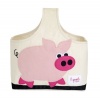 3 Sprouts Organic Caddy Tote Bag, Pig