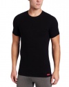 Calvin Klein Men's Prostretch Slim Fit Crew Neck Tee, Black, Medium