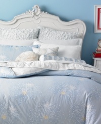 Carefree comfort. Style&co. brings a decidedly relaxing atmosphere to your room with this Winfield duvet cover set, boasting an oversized floral motif with delicate embroidery details in a soothing palette of blue and white. Reversible for added styling options. Carefree comfort. Style&co. brings a decidedly relaxing atmosphere to your room with this Winfield duvet cover set, boasting an oversized floral motif with delicate embroidery details in a soothing palette of blue and white. Reversible for added styling options.