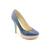 Enzo Angiolini Smiles Platforms Heels Shoes Blue Womens New/Display