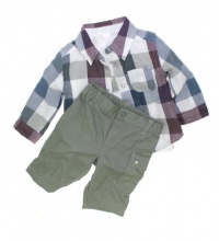 First Impressions, Baby Boys 2 Piece Shirt and Pants Set, 12 Months First Impressions, Baby Boys 2 Piece Shirt and Pants Set, 12 Months