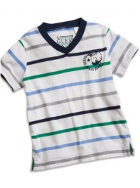 GUESS Kids Boys Baby Striped V-Neck Tee (12 - 24m), STRIPE (24M) GUESS Kids Boys Baby Striped V-Neck Tee (12 - 24m), STRIPE (24M)