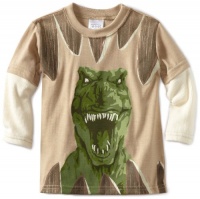 Tumbleweed Boys 2-7 T-Rex Teeth Two Tone Tee, Tan, 2T Tumbleweed Boys 2-7 T-Rex Teeth Two Tone Tee, Tan, 2T