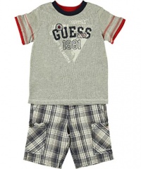 Guess Tidepooling 2-Piece Outfit (Sizes 12M - 24M) - gray, 24 months Guess Tidepooling 2-Piece Outfit (Sizes 12M - 24M) - gray, 24 months