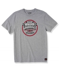 Get your casual wardrobe up to speed with this graphic tee from Izod for Indy 500. Get your casual wardrobe up to speed with this graphic tee from Izod for Indy 500.
