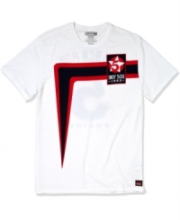 On the right track! Rev up your race-day style with this bold graphic t-shirt from Izod for Indy 500. On the right track! Rev up your race-day style with this bold graphic t-shirt from Izod for Indy 500.